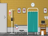 Escape from a Hospital ICU Room