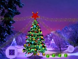 Christmas Light Forest Escape