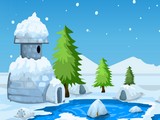 Xmas Snow Village Escape