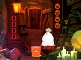 Cute Cartoon Rabbit Escape