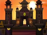 Girl Escape from Ancient Temple