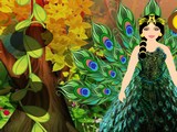Peacock Fantasy Forest Escape
