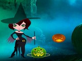 Halloween Green Pumpkin Escape