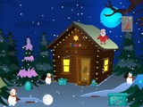 Christmas Red Cardinal Escape