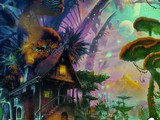 Mushroom Forest Butterfly Girl Escape