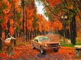 Autumn City Park Escape