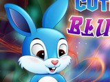 Cute Blue Rabbit Escape