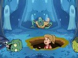 Girl Escape Zombies Surrounding