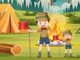 Camping Boy Rescue