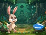 Thirsty Rabbit Needs Juice