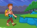 Boy Separated from Tracking Friends
